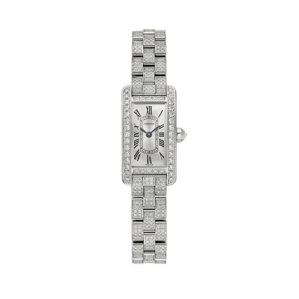 Cartier Tank Américaine Silver White Gold 15.2mm