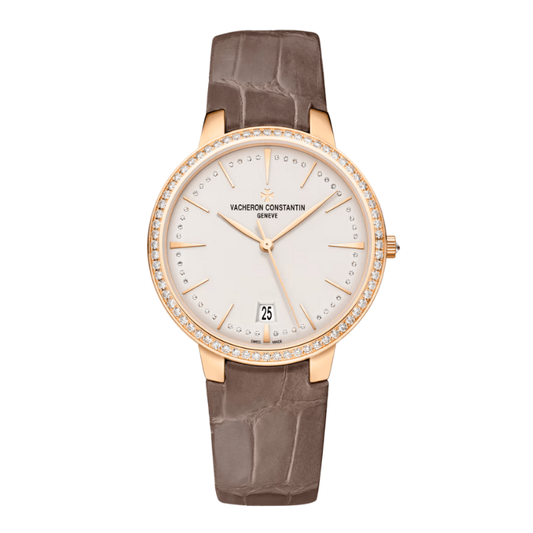 Vacheron Constantin Patrimony Cream Alligator Leather 36.5mm