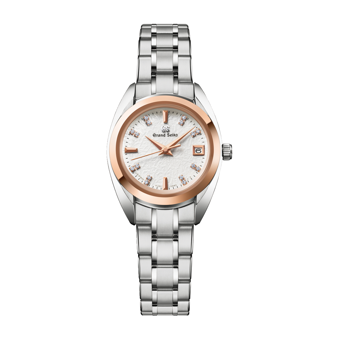 Grand Seiko Heritage Refined Essentials White Two-Tone Alligator Leather 26mm