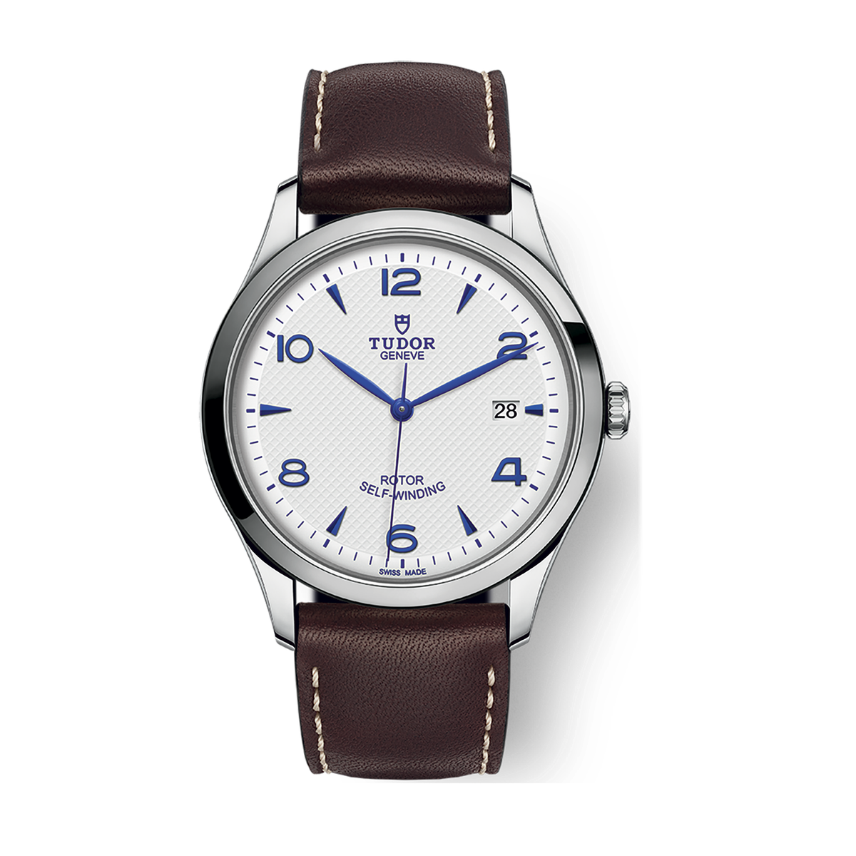 Tudor 1926 41 White Steel Leather 41mm