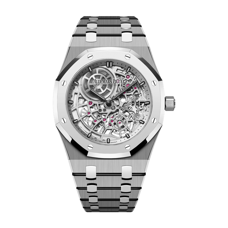 Audemars Piguet "Jumbo" Royal Oak Extra-Thin Openworked Skeleton Titanium 39mm