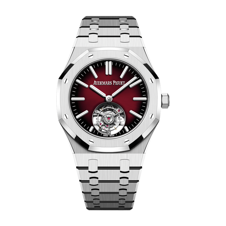 Audemars Piguet Royal Oak Selfwinding Flying Tourbillon Maroon Steel 41mm