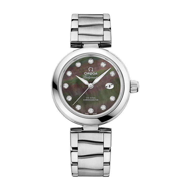 Omega De Ville Ladymatic Black Steel 34mm