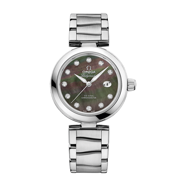 Omega De Ville Ladymatic Black Steel 34mm