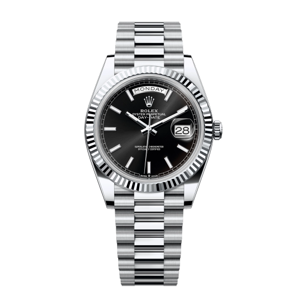 Rolex Day-Date 40 Black Platinum 40mm