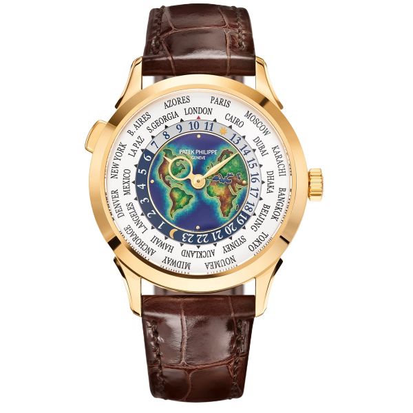 Patek Philippe Complications Blue Yellow Gold Leather 38.5mm