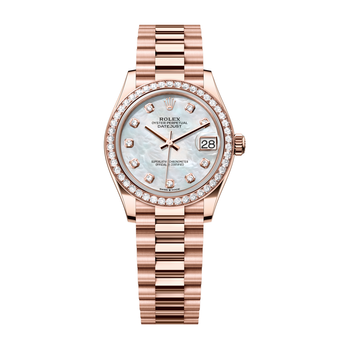 Rolex Datejust 31 Mother of Pearl Rose Gold 31mm