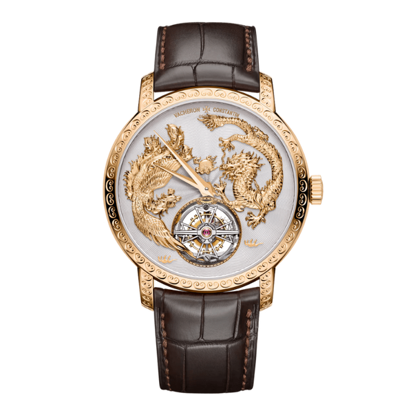 Vacheron Constantin Traditionnelle Tourbillon Gold Alligator Leather 41mm