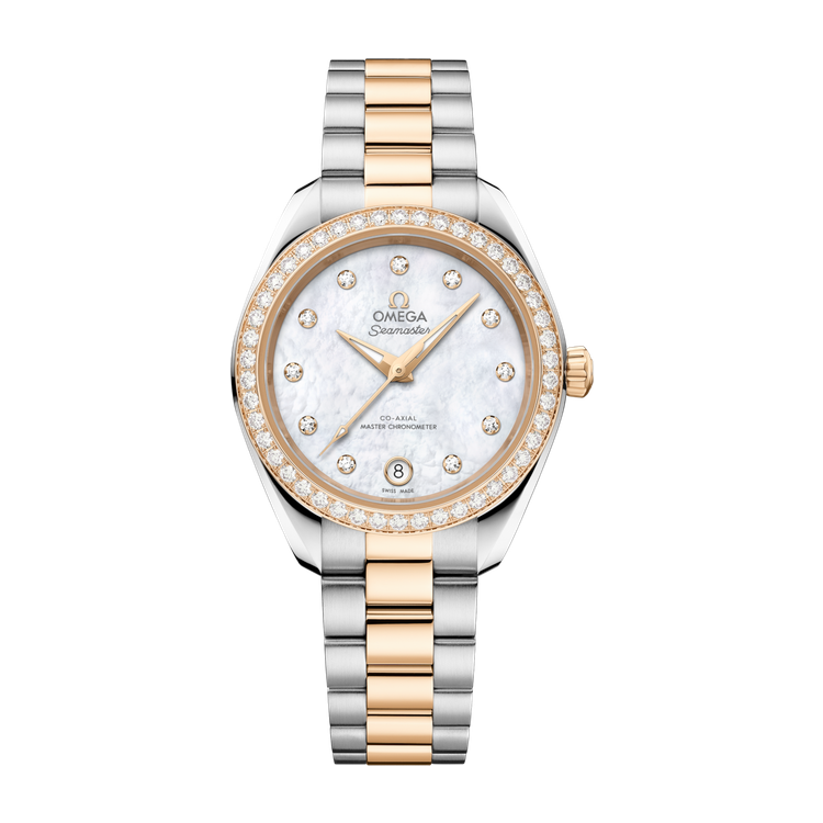 Omega Seamaster Aqua Terra 150M White Two-Tone 30mm