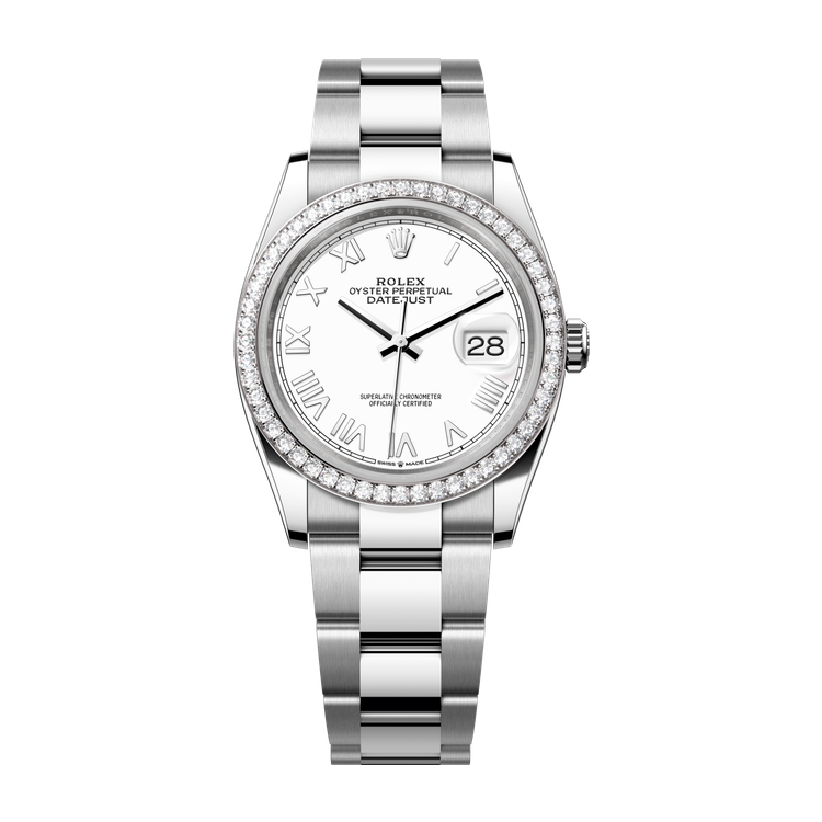 Rolex Datejust 36 White Two-Tone 36mm