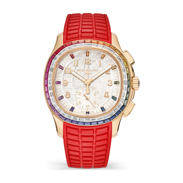 Patek Philippe Aquanaut Luce White Rose Gold Rubber 39.9mm