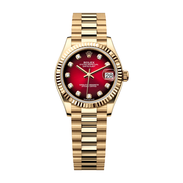 Rolex Datejust 31 Red Yellow Gold 31mm