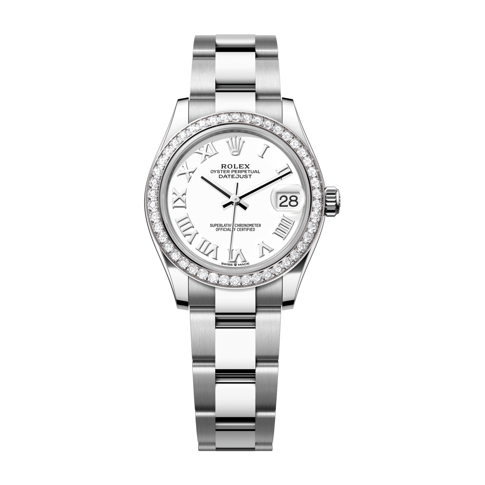 Rolex Datejust 31 White Steel & White Gold 31mm