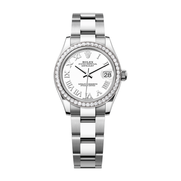 Rolex Datejust 31 White Steel & White Gold 31mm