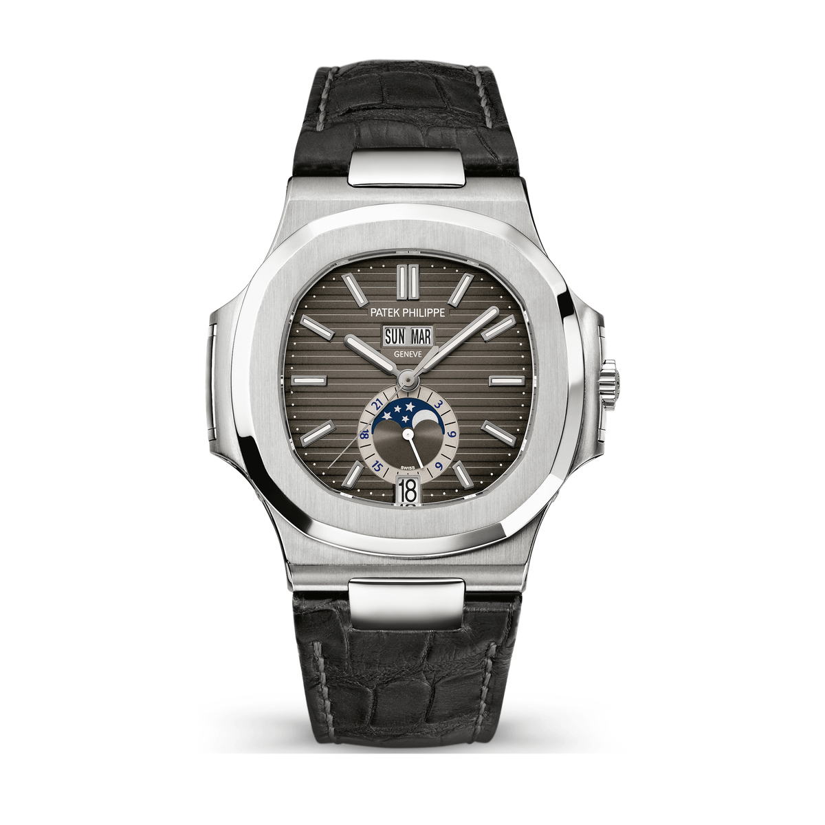 Patek Philippe Nautilus Dark Grey Steel Rubber 40.5mm