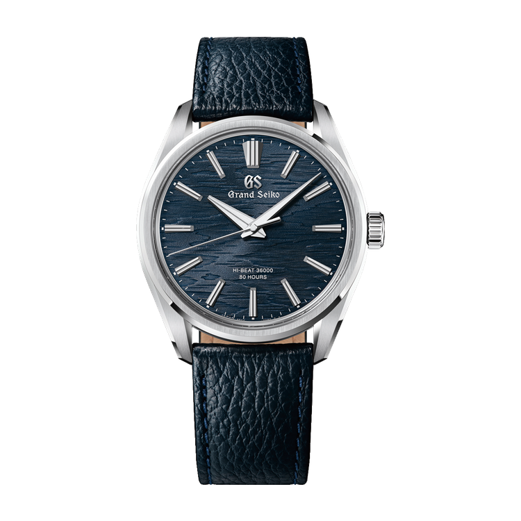 Grand Seiko Evolution 9 Blue Steel Leather 38.6mm