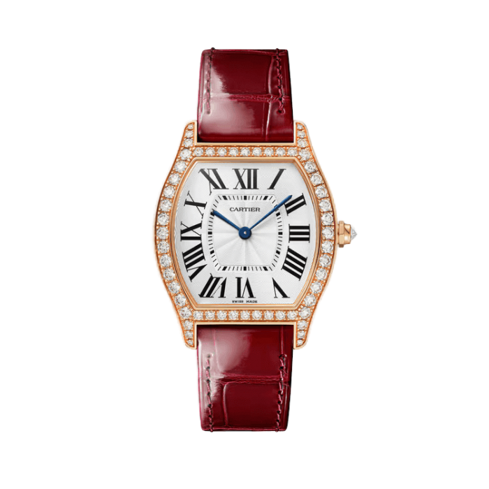 Cartier Tortue White Leather 31mm
