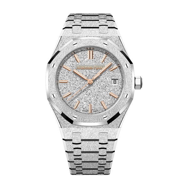 Audemars Piguet Royal Oak Frosted Gold Selfwinding Cream White Gold 34mm