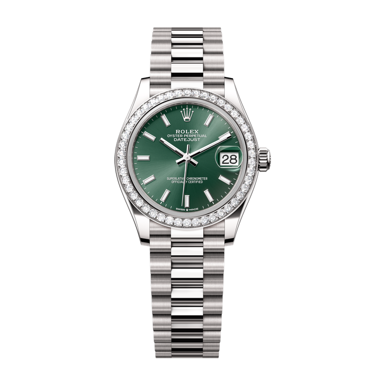 Rolex Datejust 31 Green White Gold 31mm