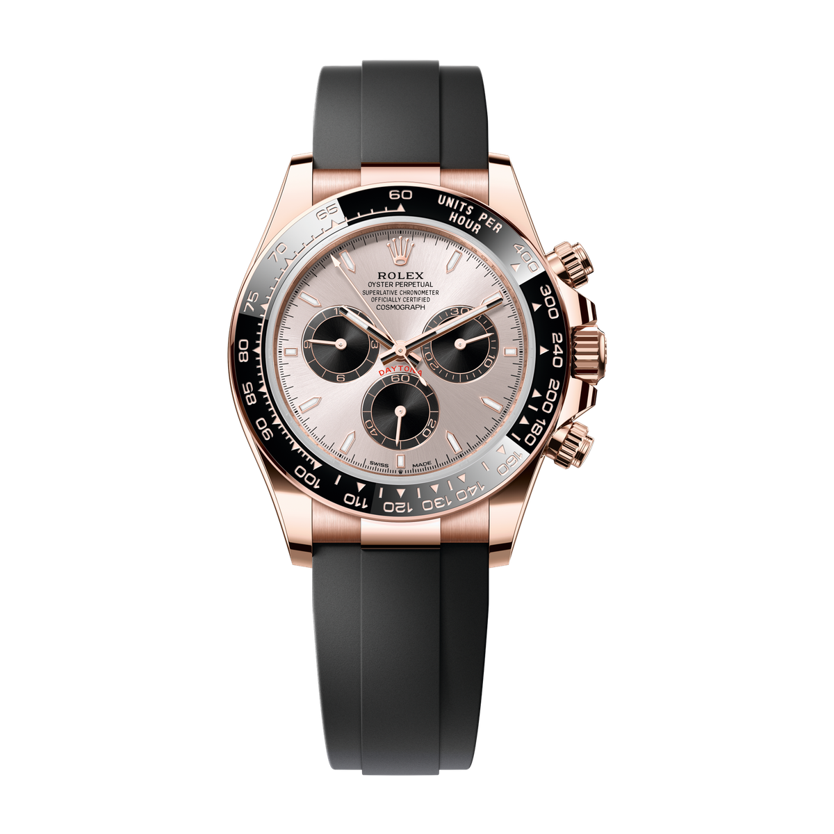 Rolex Cosmograph Daytona Pink Rose Gold Rubber 40mm