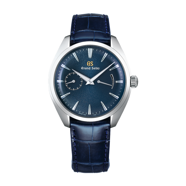 Grand Seiko Elegance Blue Steel Alligator Leather 39mm