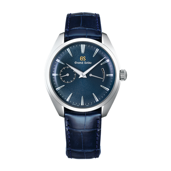 Grand Seiko Elegance Blue Steel Alligator Leather 39mm