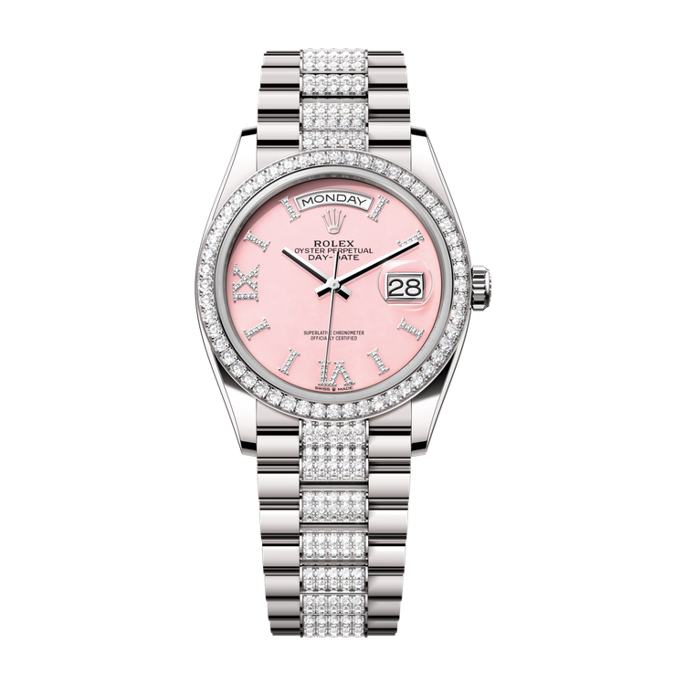 Rolex Day-Date 36 Pink White Gold 36mm