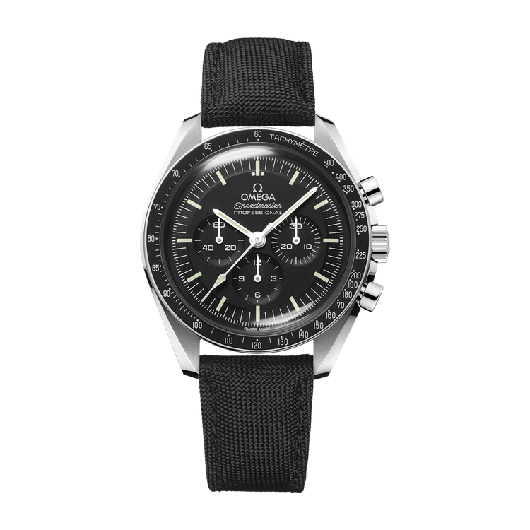 Omega Speedmaster Moonwatch Professional Black Steel Fabric 42mm