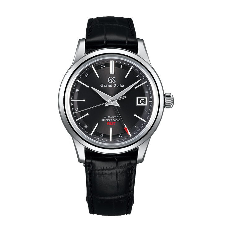 Grand Seiko Elegance Contemporary Classics Grey Steel Alligator Leather 39.5mm