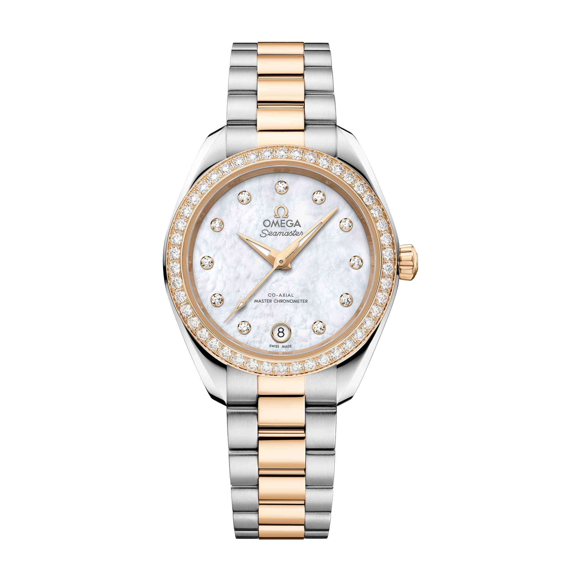 Omega Seamaster Aqua Terra 150M White Two-Tone 30mm