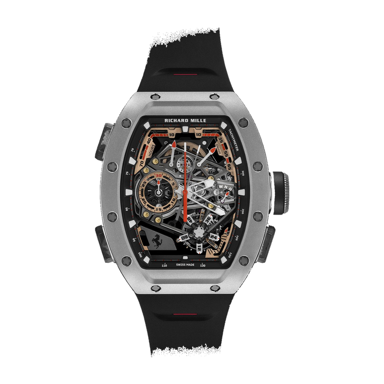 Richard Mille "Ferrari" RM 43-01 Skeleton Titanium Rubber 42.9mm