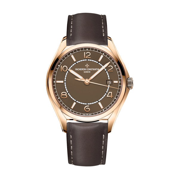 Vacheron Constantin Fiftysix Self-winding Brown Rose Gold Leather 40mm