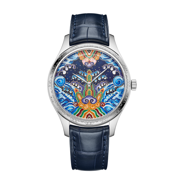 Vacheron Constantin Métiers d'Art Tribute to Traditional Symbols Gold White Gold Alligator Leather 38mm