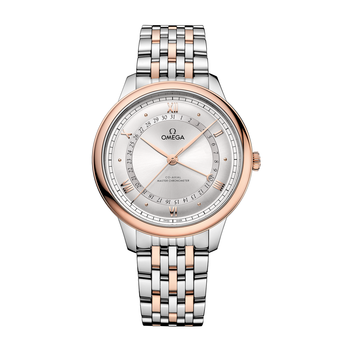 Omega De Ville Prestige Silver Two-Tone 42mm