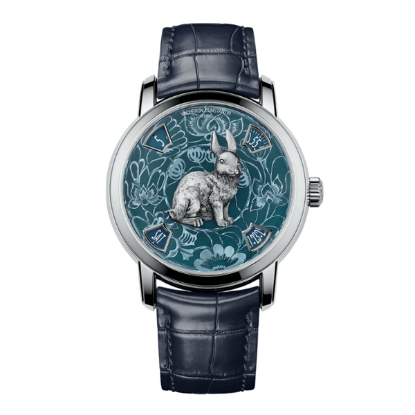 Vacheron Constantin Métiers D’Art Blue Alligator Leather 40mm
