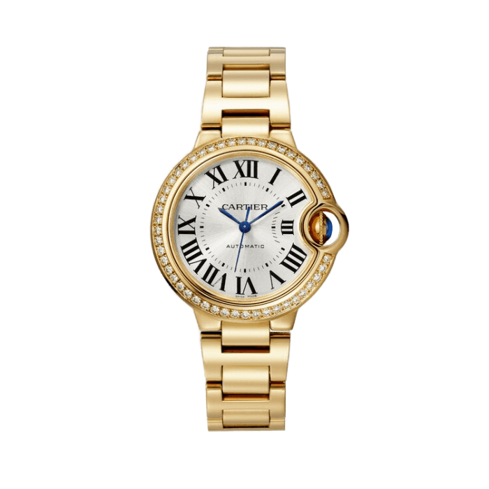 Cartier Ballon Bleu Small White Yellow Gold 33mm