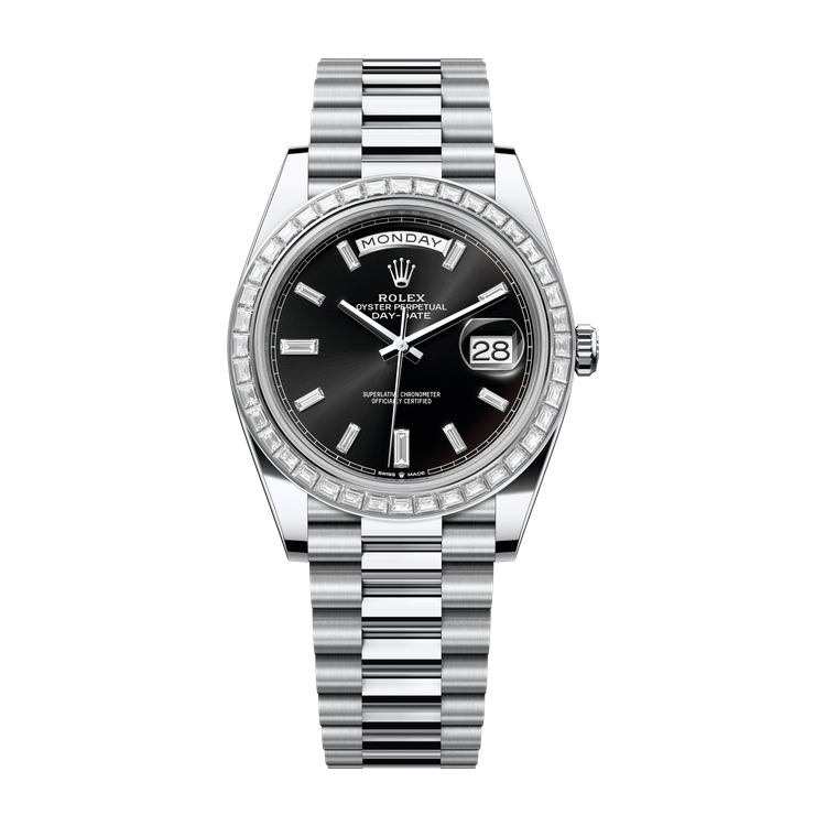 Rolex Day-Date 40 Black Platinum 40mm