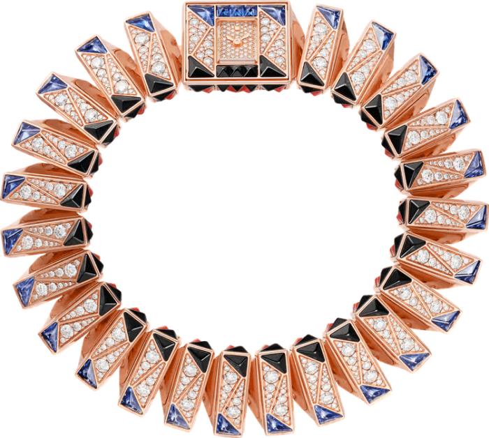 Cartier Libre Diamond Pave Rose Gold 20.32mm