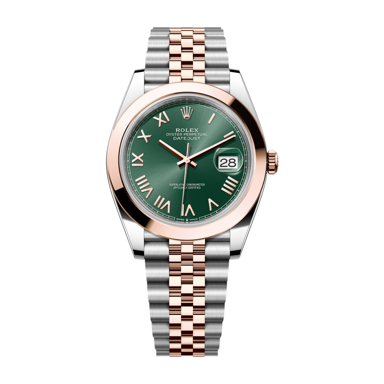 Rolex Datejust 41 Green Two-Tone 41mm