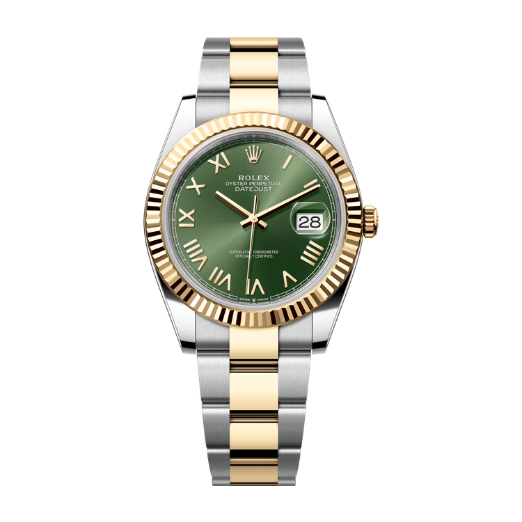 Rolex Datejust 41 Green Two-Tone 41mm