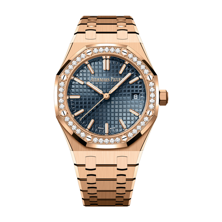 Audemars Piguet Royal Oak Selfwinding Blue Rose Gold 34mm