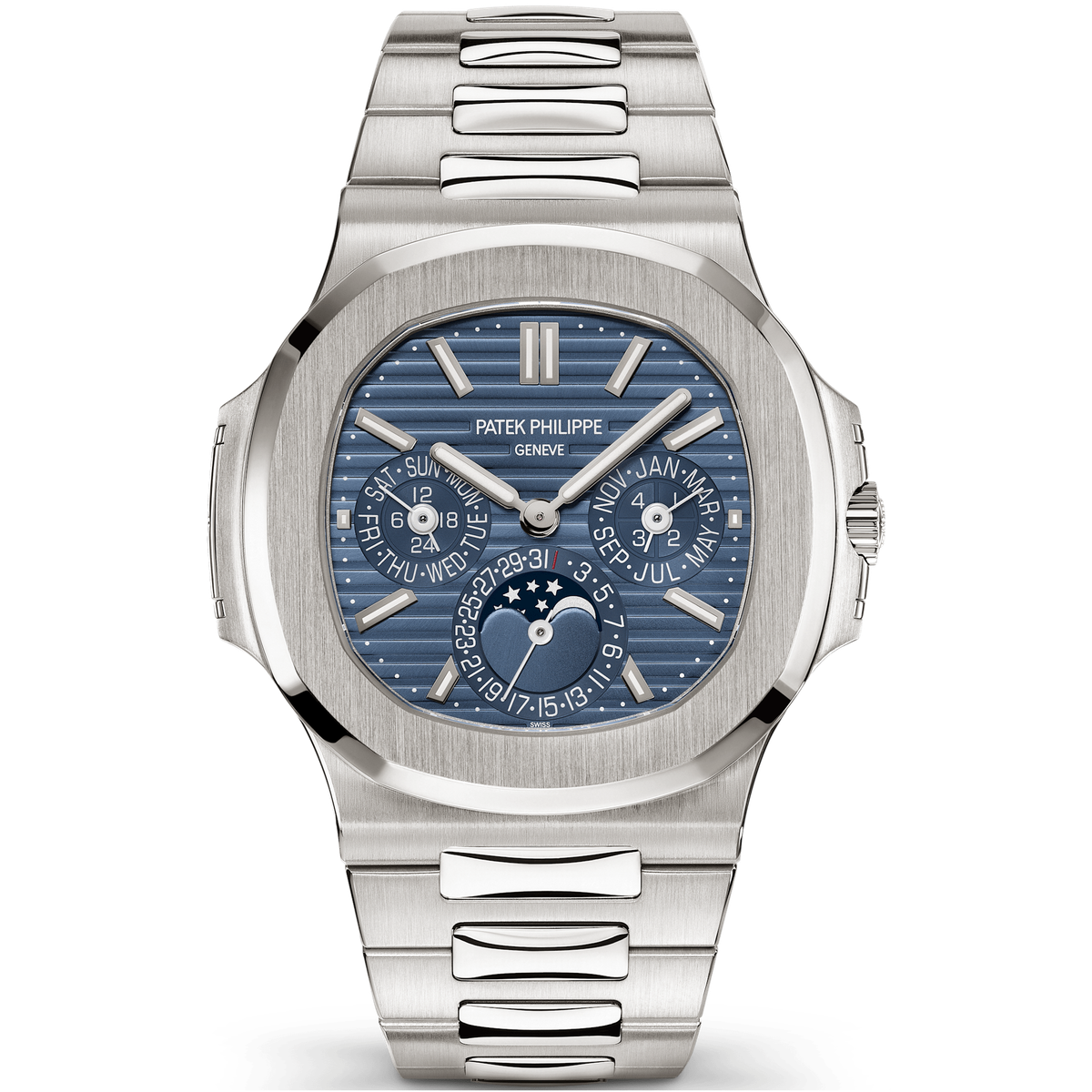Patek Philippe Nautilus Blue White Gold 40mm