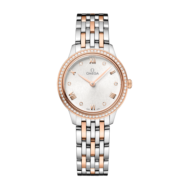 Omega De Ville Prestige Silver Two-Tone 27.5mm