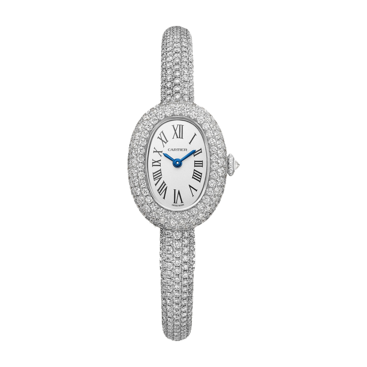 Cartier Baignoire Mini Silver White Gold 18.7mm
