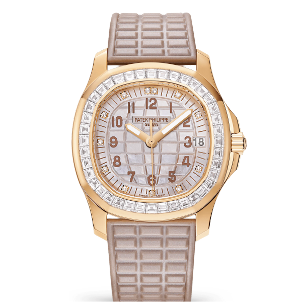 Patek Philippe Aquanaut Luce Mother of Pearl Rose Gold Rubber 36mm