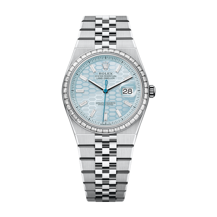 Rolex Land-Dweller 36 Blue Platinum 36mm