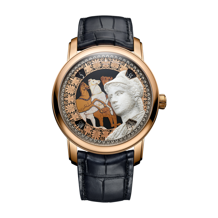 Vacheron Constantin Métiers d'Art Tribute to Great Civilisations Gold Rose Gold Alligator Leather 42mm