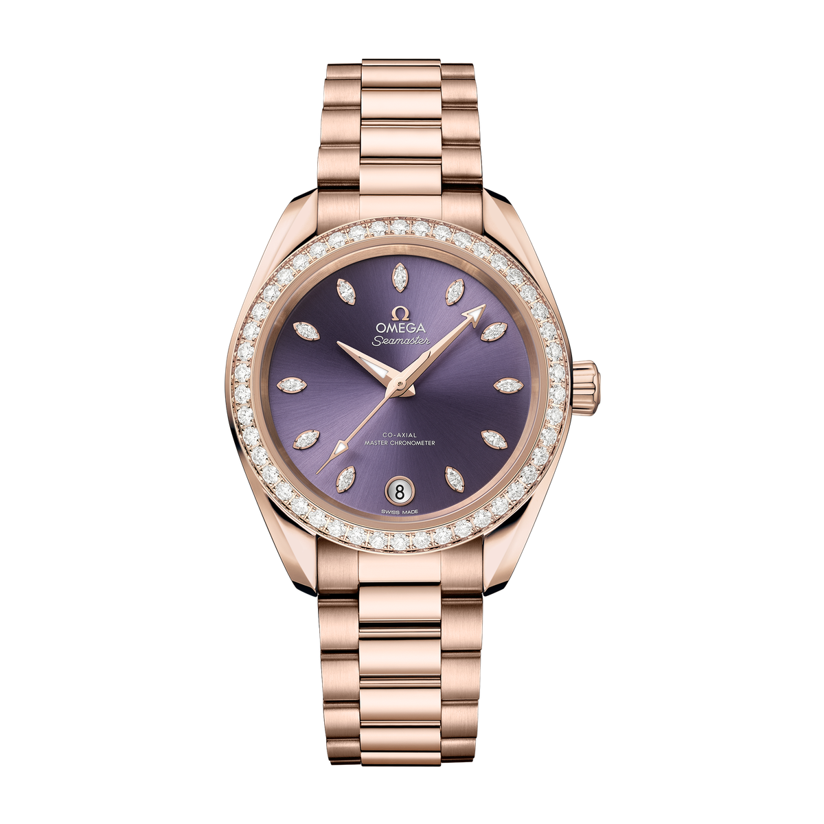 Omega Seamaster Aqua Terra Shades Purple Rose Gold 34mm
