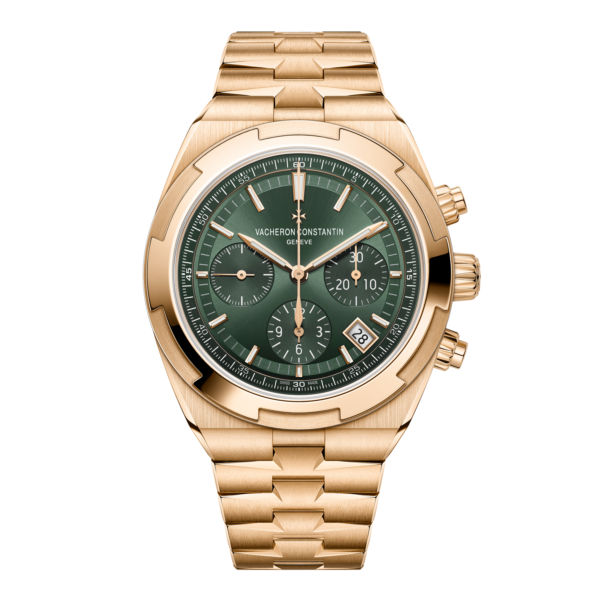 Vacheron Constantin Overseas Chronograph Green Rose Gold 42.5mm