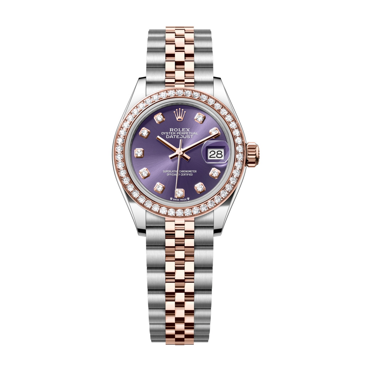 Rolex Lady-Datejust Purple Two-Tone 28mm